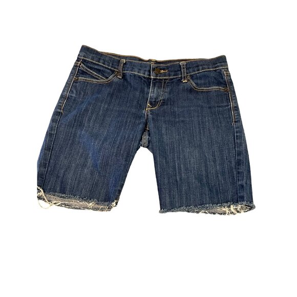 Old Navy The‎ Diva Size 6 Long Denim Bermuda Style Shorts - Picture 1 of 7